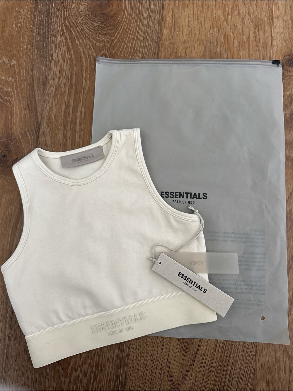 Essentials Fear of God Eggshell Sport Tank